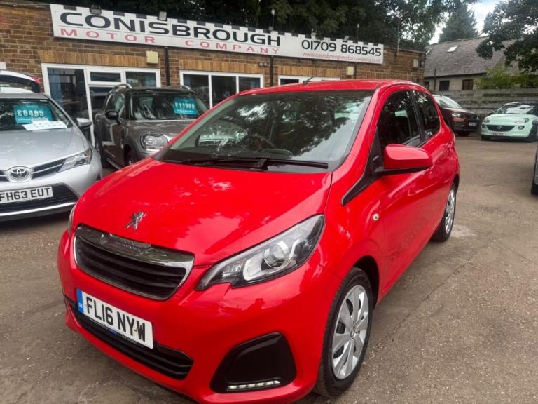 2016 Peugeot 108 1.0 ACTIVE 5DR Manual Hatchback Petrol Manual