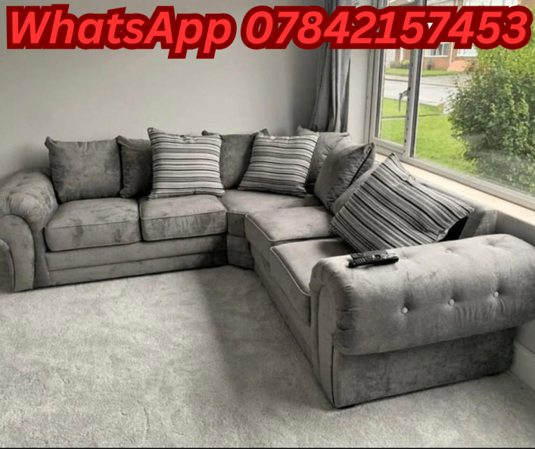Stylish Verona 3 2 Seater Sofa L Shape Sofa With Cushion 