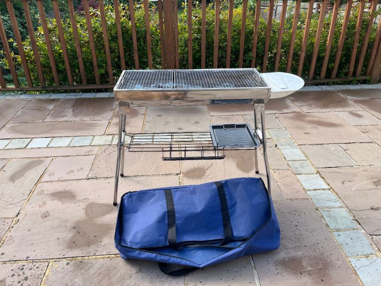 Portable Charcoal Barbecue with Carry Bag – Good Condition