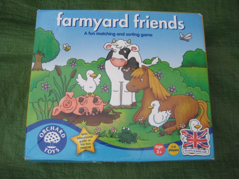 Orchard Toys Farmyard Friends Matching Game with 8 Different Scenes for Children 2 and Over for £3