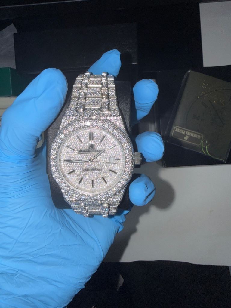 Audemars Piguet Royal Oak Offshore Iced Out Watch – (Pristine Condition)