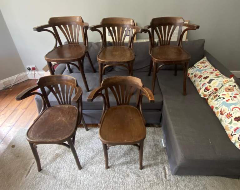 5x Antique Chairs 