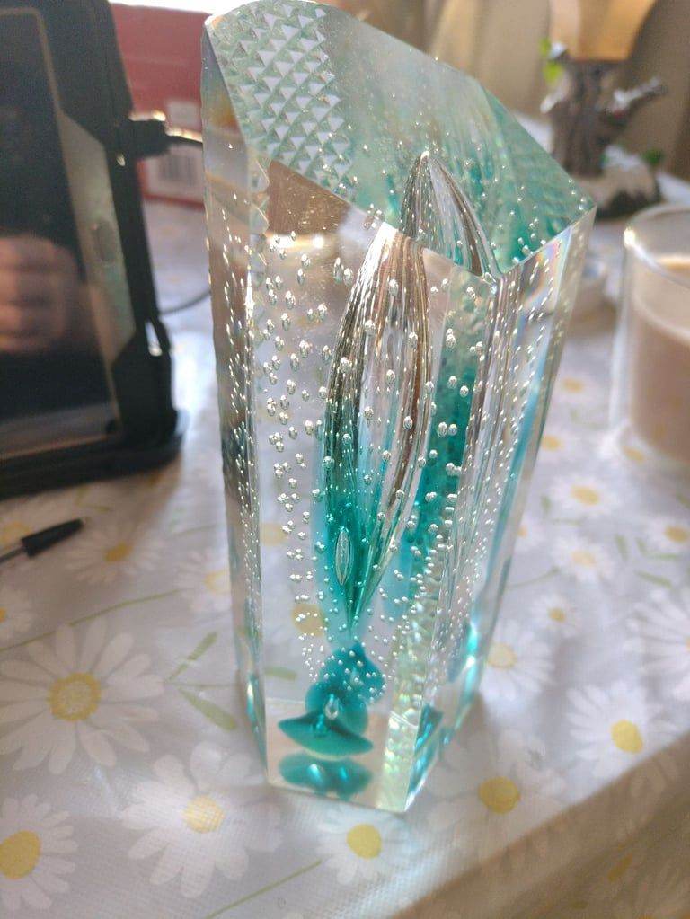 CAITHNESS Glass paperweight CAITHNESS limited edition new galaxies 4/5