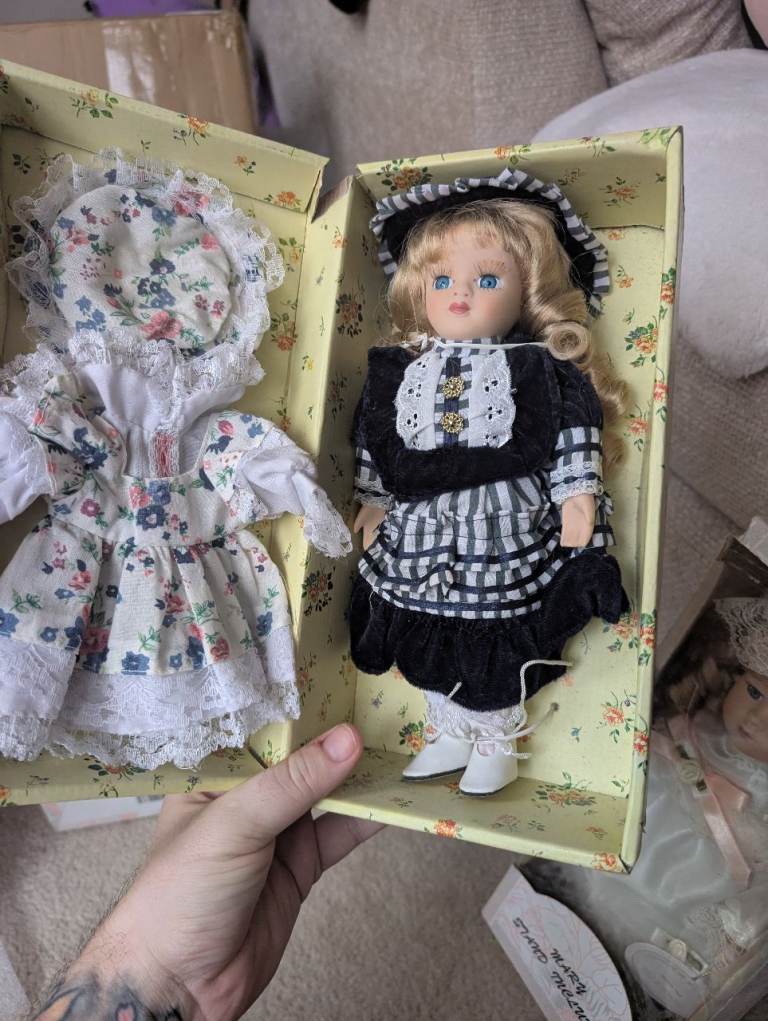 Collectible porcelain doll