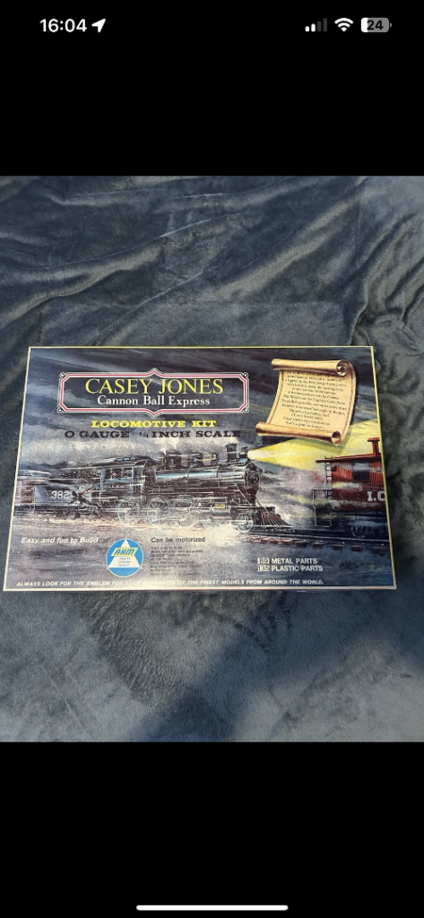 Rare Casey jones collectible ship model 
