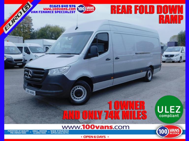 2019 Mercedes-Benz Sprinter 2.1 314 CDI RWD L3 H2 Euro 6 5dr PANEL VAN Diesel Manual