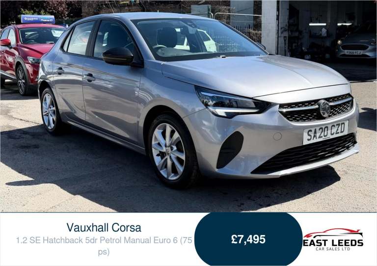 2020 Vauxhall Corsa 1.2 SE Hatchback 5dr Petrol Manual Euro 6 (75 ps) Hatchback Petrol Manual