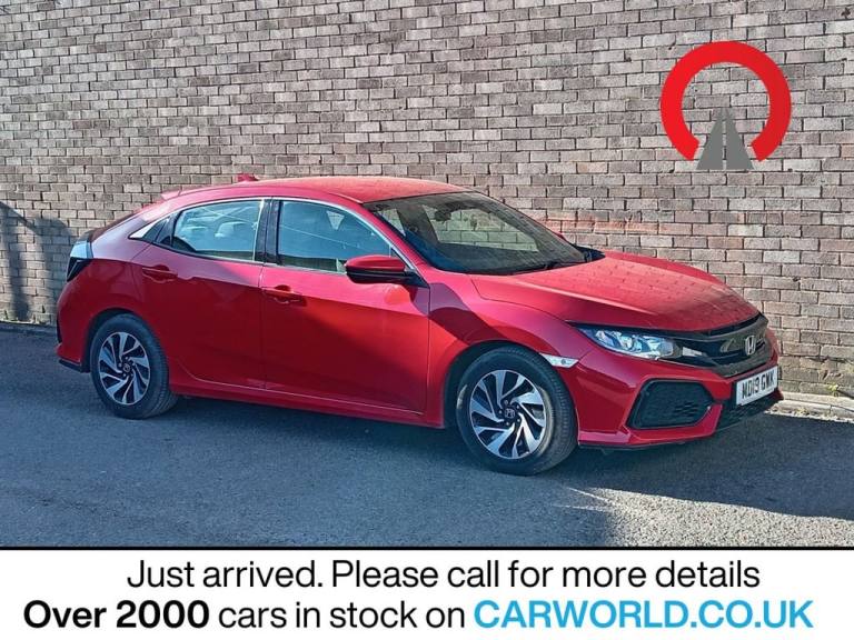 2019 Honda Civic 1.0 VTEC Turbo SE Hatchback 5dr Petrol CVT Euro 6 (s/s) (126 ps) Hatchback Petro...