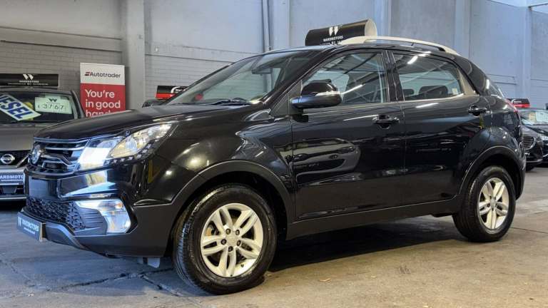2018 Ssangyong Korando 2.2 D SE 4WD Diesel Black 5dr 1 OWNER+CRUISE SUV Diesel Manual