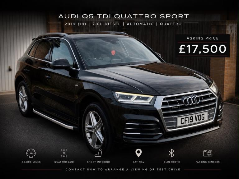 Audi, Q5, Estate, 2019, Semi-Auto, 1968 (cc), 5 doors