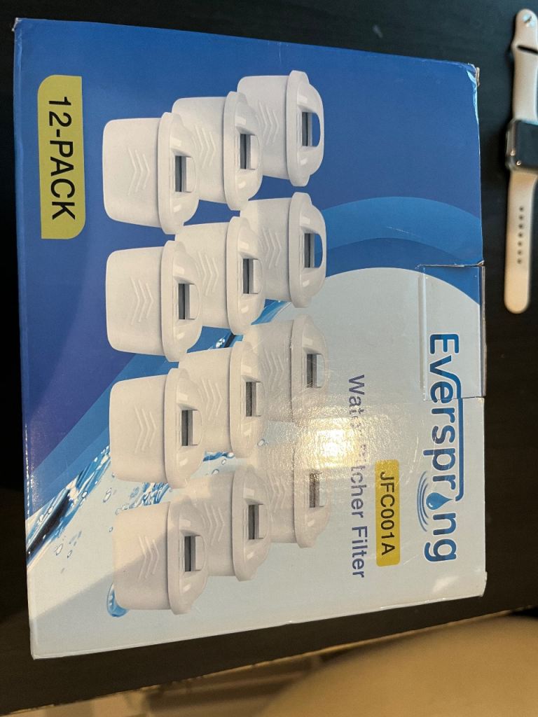 Eversprng Water Pitcher Filter JFC001A - 12 Pack