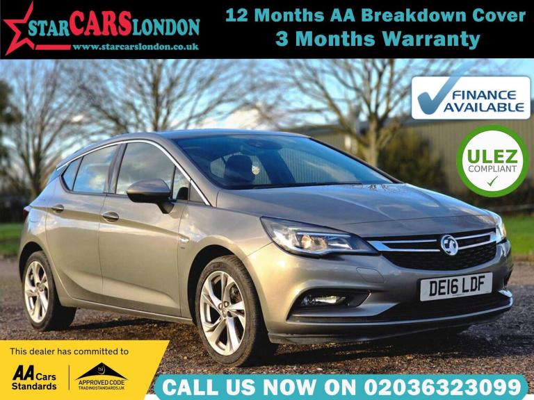 2016 Vauxhall Astra 1.4i SRi Euro 6 5dr HATCHBACK Petrol Manual