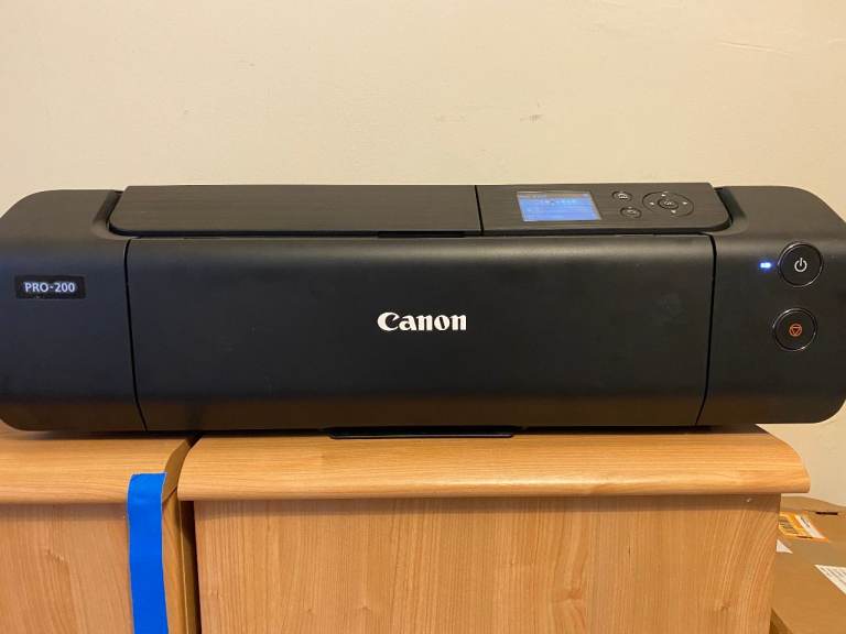 Canon PRO-200 Printer – Low Page Count, Good Condition, full set additional inks, boxed.