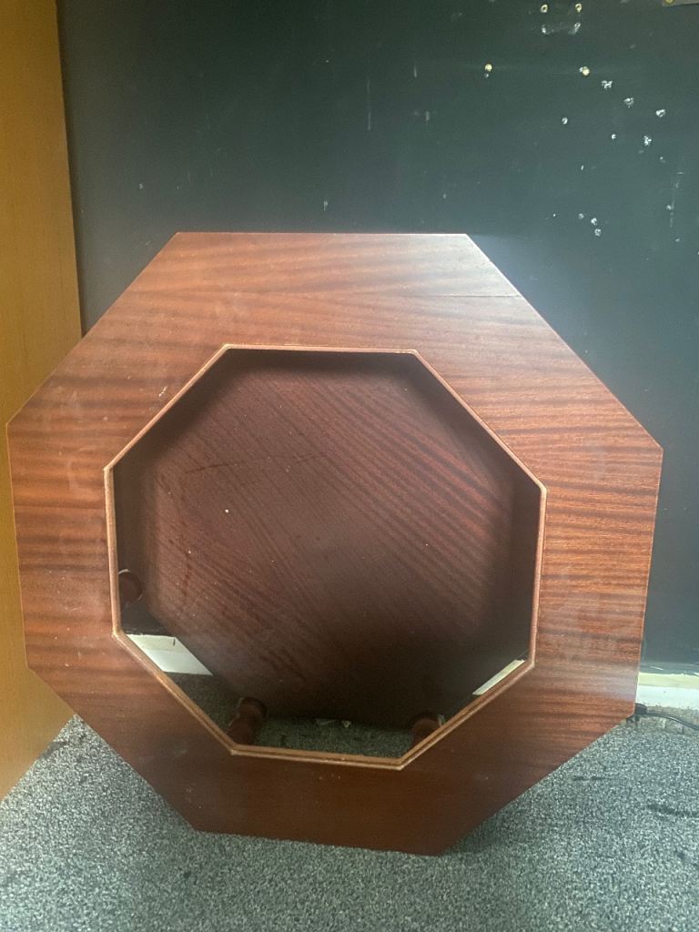 Octagonal Wood Coffee Table Top – Good Condition