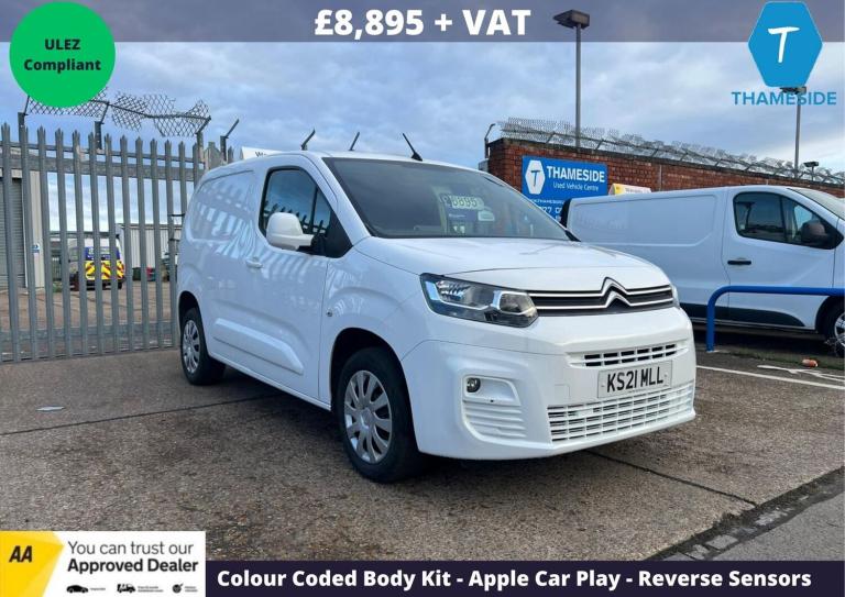 2021 Citroen Berlingo 1.5 BlueHDi 1000Kg Enterprise 100ps PANEL VAN DIESEL Manual