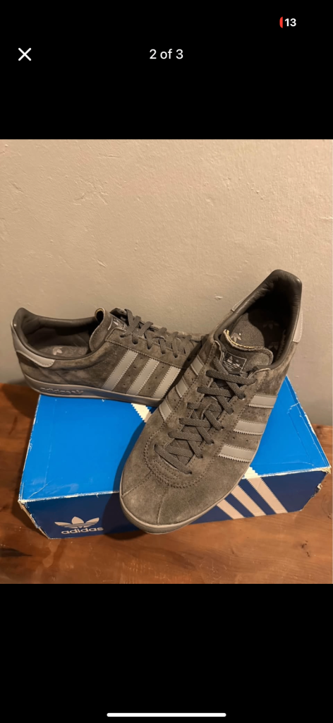 Adidas Grey Broomfields UK 10