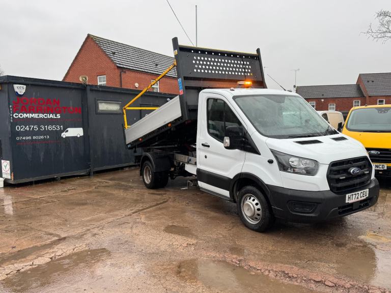 2023 FORD TRANSIT ALLOY BODY RWD DRW SINGLE CAB TIPPER UTILITY SPEC TOOL STORAGE