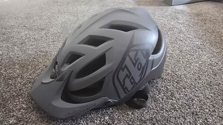 Troy Lee Designs Bike Helmet – Grey, Good Condition