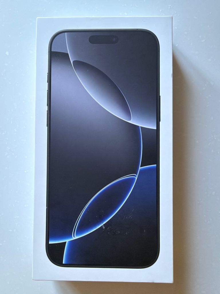 Apple iPhone 16 Pro Max 256gb Black, boxed, unlocked
