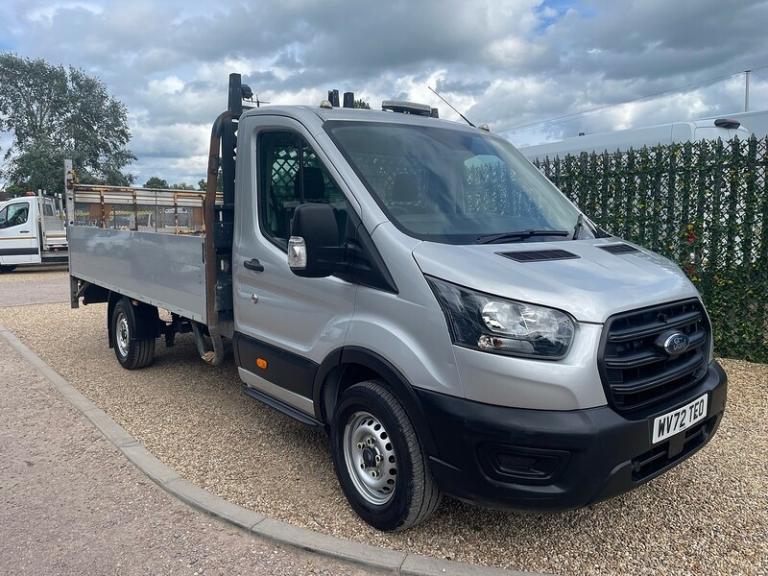2022 Ford Transit 350 2.0 EcoBlue Leader L4 XLWB DROPSIDE TAIL LIFT - SILVER Dropside Diesel Manual