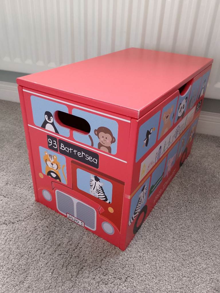 JoJo Wooden Toy Box Bus