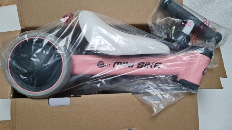 Brand New Baby Balance Pink Push Bike for Toddlers 10-24 Months 