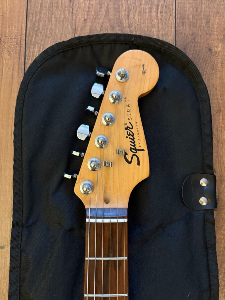 Squier Stratocaster Guitar and Blackstar Amplifier 