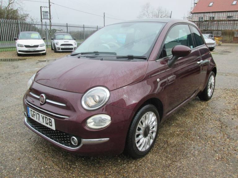 2017 17 FIAT 500 1.2 LOUNGE HATCHBACK 3DR PETROL MANUAL EURO 6 (S/S) (69 BHP)