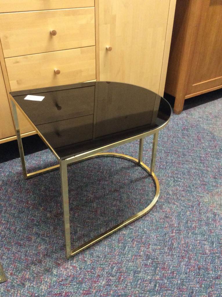 Glass-topped Coffee Table  #63557  £20