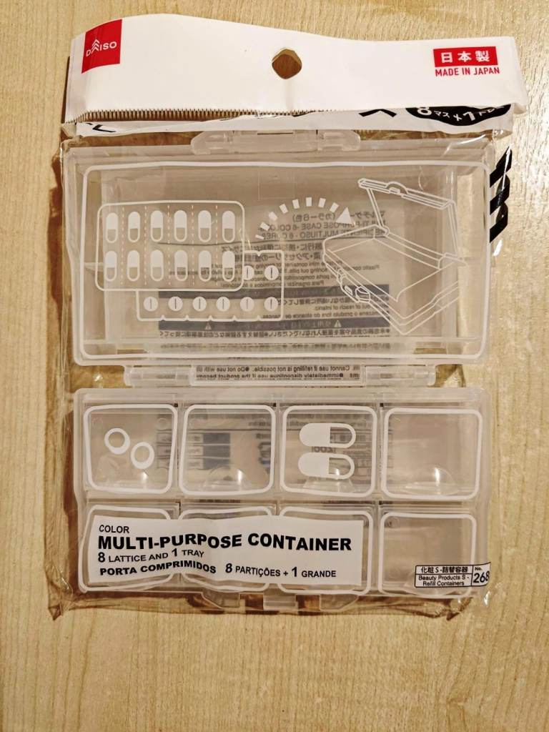 Pill Tablet Medicine Case Box Jewellery Organiser