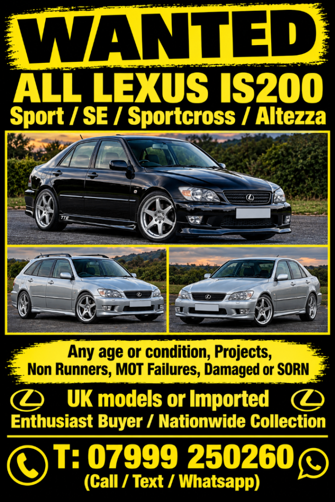 Lexus IS200 - Looking to buy all models
