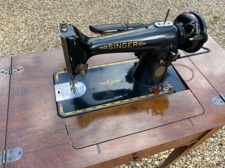 Sewing Machine in table