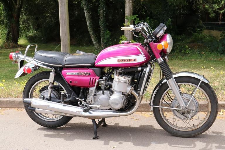 1972 Suzuki GT750 GT 750 J Kettle Project in the BEST colour! Runs and Rides