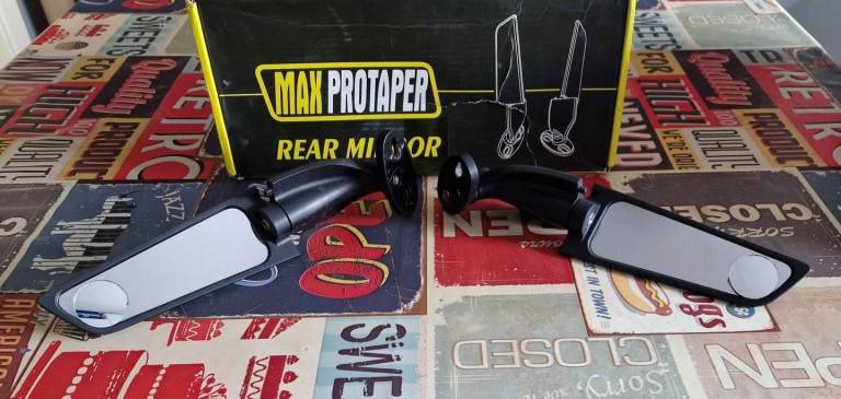 Max Protaper Adjustable Motorbike Rear  Mirrors