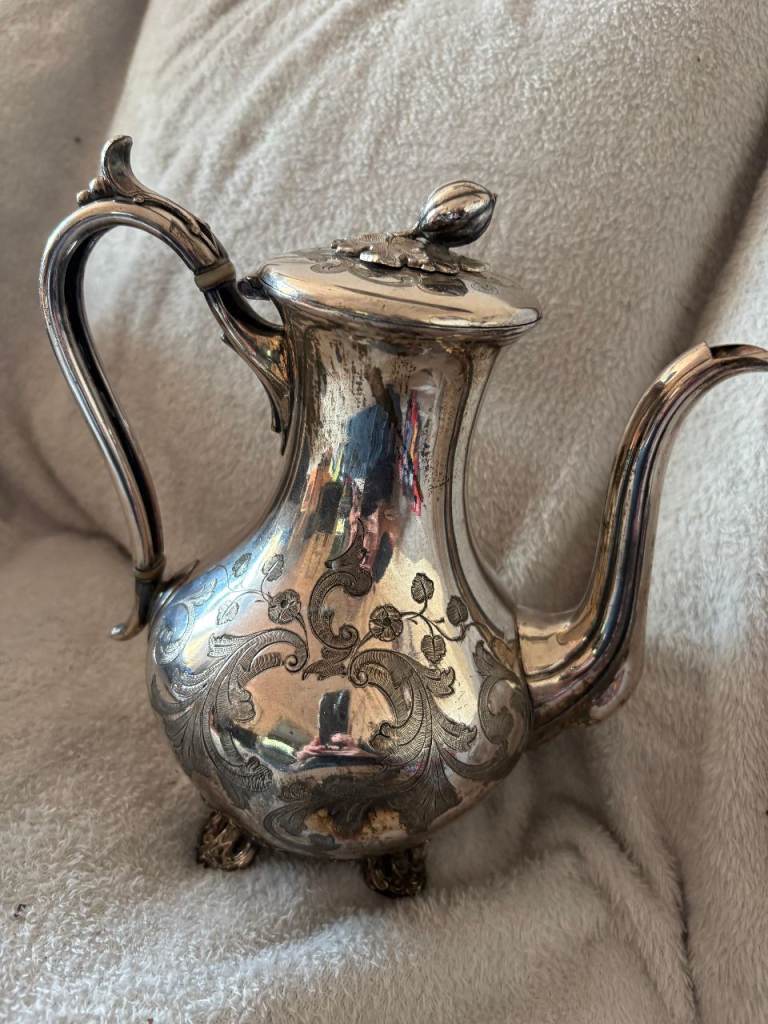 Vintage James Dixon Sheffield Silver Plated Coffee Pot / Teapot – EPBM