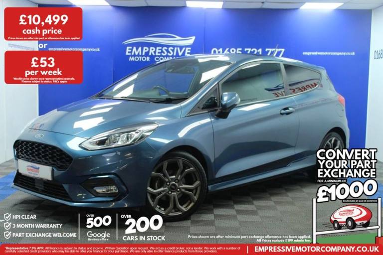 2020 70 FORD FIESTA 1.0T ECOBOOST MHEV ST-LINE EDITION HATCHBACK 3DR PETROL MANU