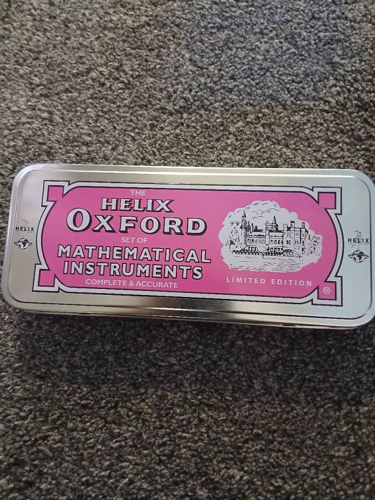 Helix Oxford Mathematical Instruments Tin Set - Limited Edition