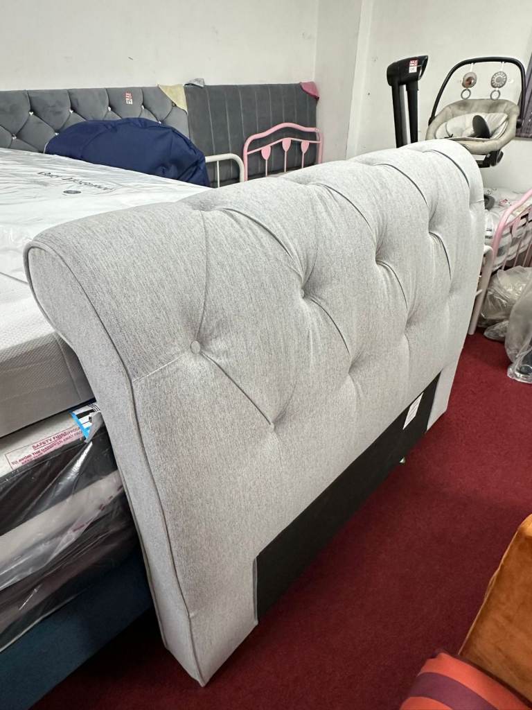 image for Floor Standing headboard - Grey