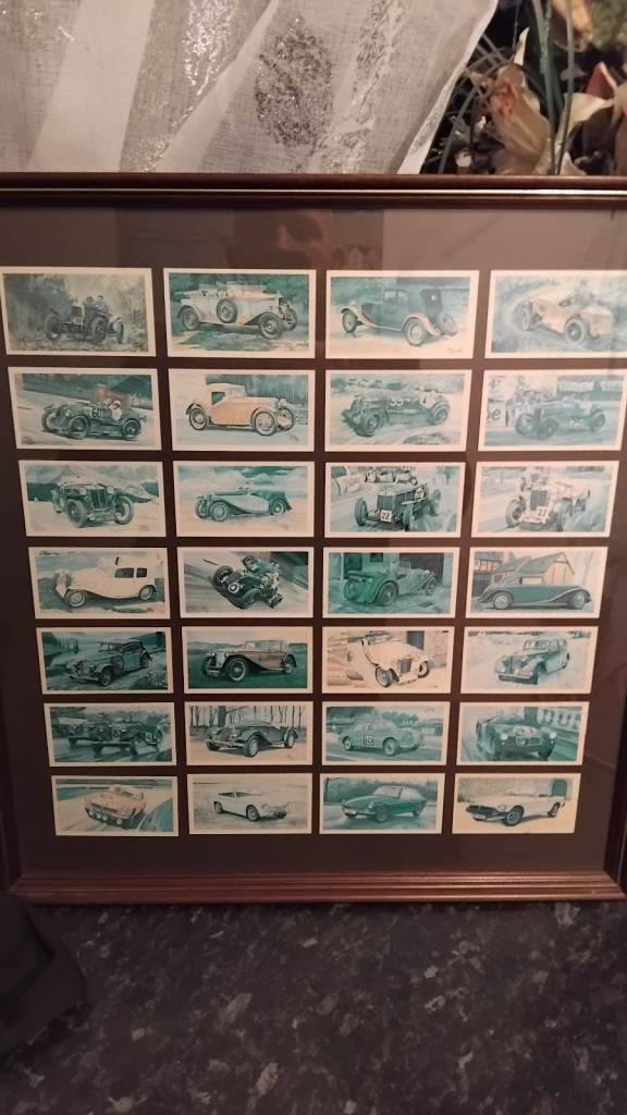 1981 Players Grandee Famous MG Marques cigarette cards, full set of 28 cards