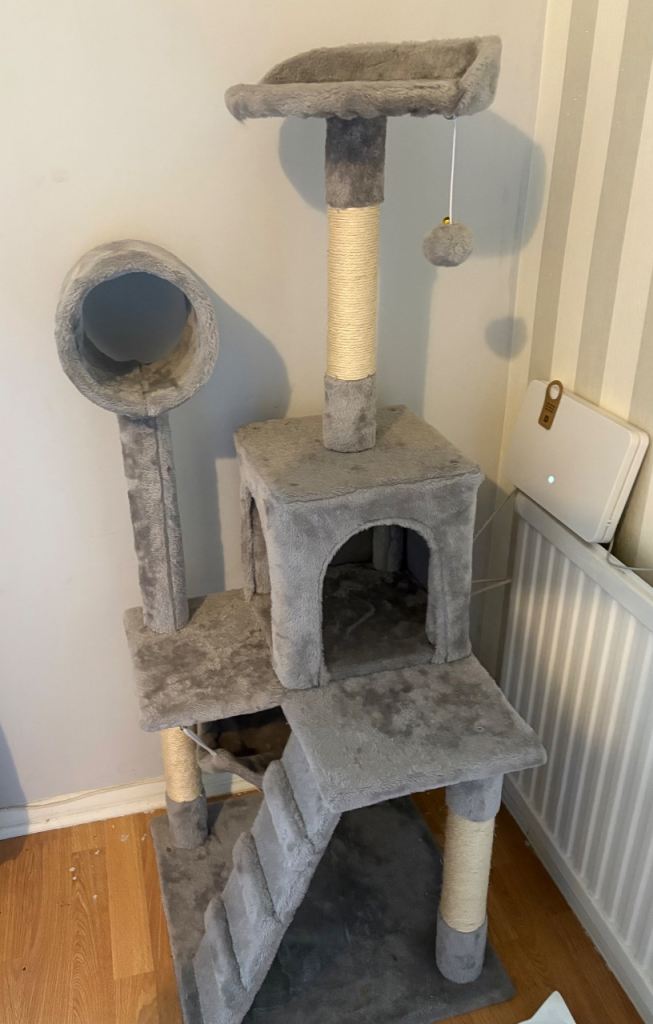 Grey Cat Tree - Excellent condition £15 ono
