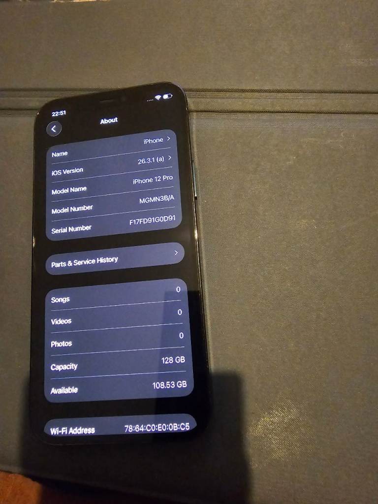 Iphone 12 pro 5g 128gb unlocked £160