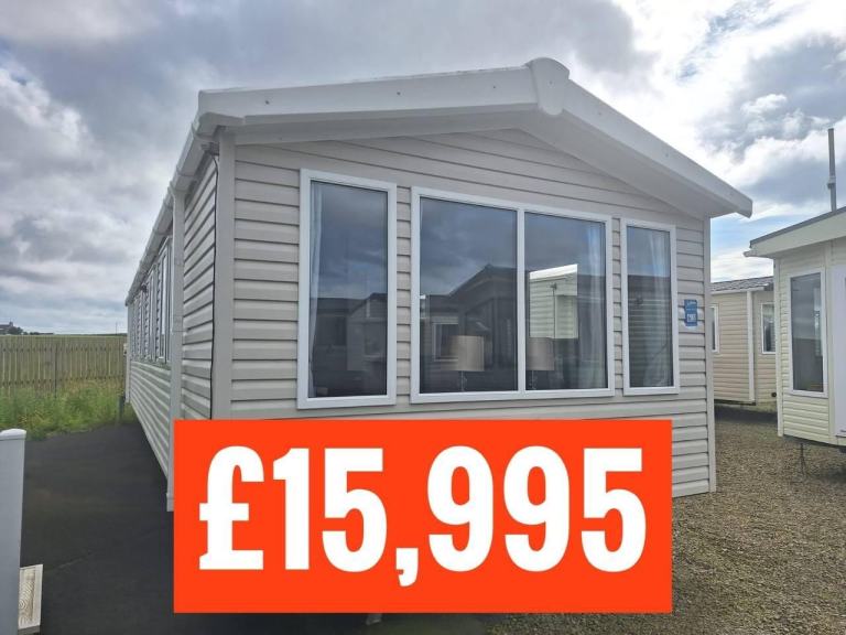 OFF SITE static caravan Scotland double glazed & heated 3 bed Swift Biiaritz
