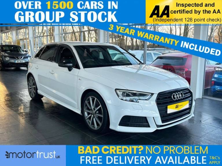 2018 Audi A3 2.0 TDI Black Edition Sportback 5dr Diesel Manual Euro 6 (s/s) (150 ps) 2 F Hatchbac...