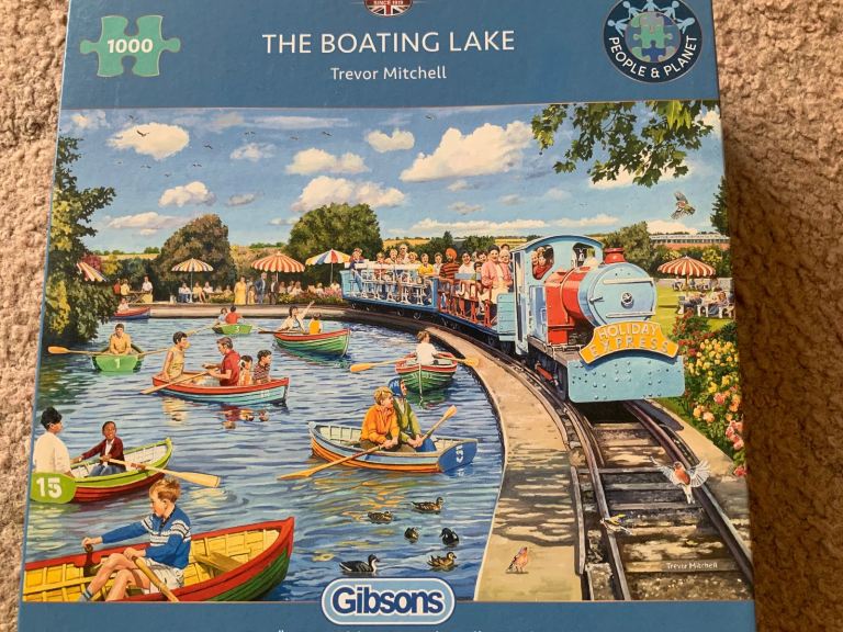 Jigsaw puzzle The Boating Lake. Gibsons.
