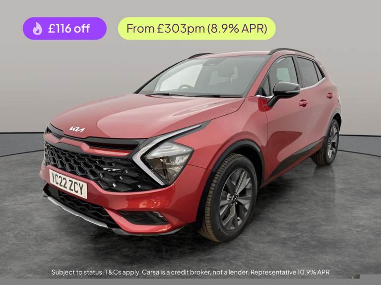 2022 Kia Sportage 1.6 h T-GDi GT-Line SUV 5dr Petrol Hybrid Auto Euro 6 (s/s) (226 bhp) - LAN Suv...