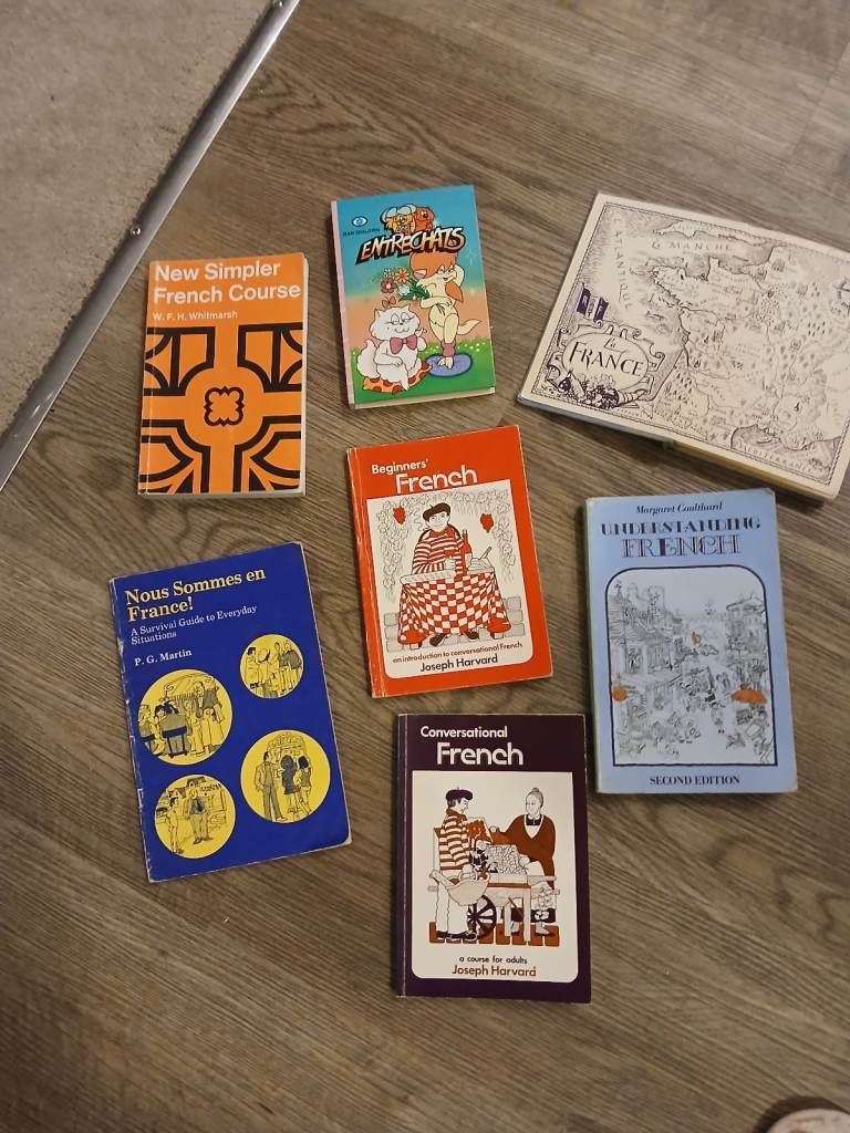 French school  learning books bundle 