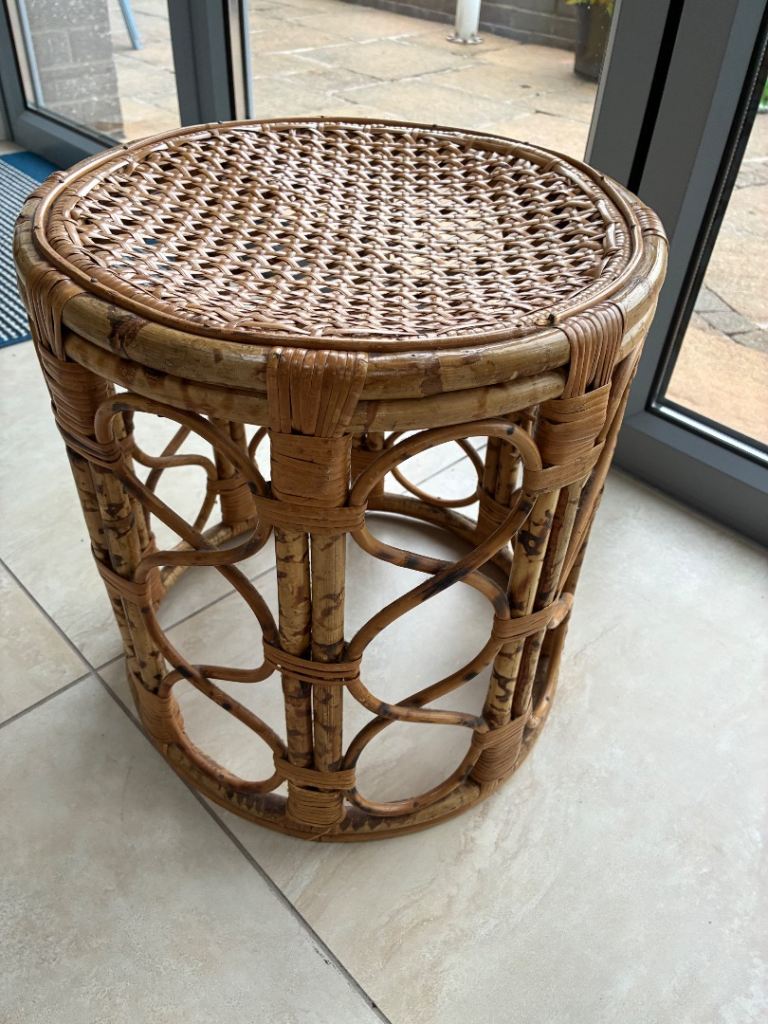 Cane stool from 1970s 