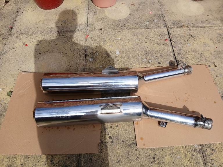 Honda blackbird standard exhausts 