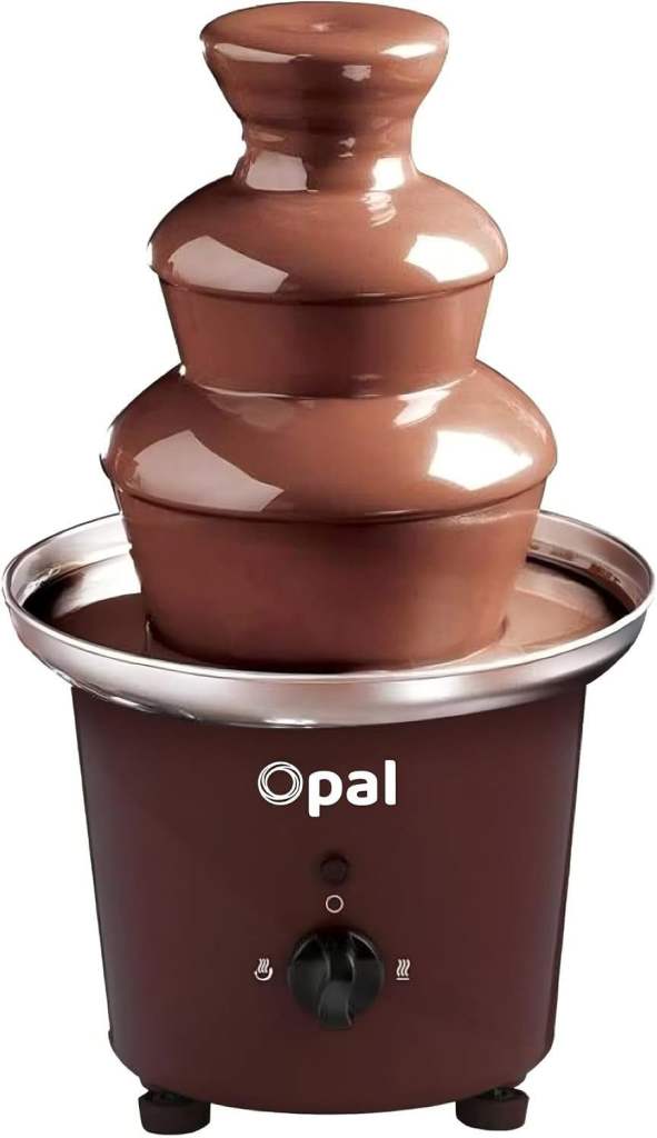 Opal Extra Large 900ml Stainless Steel 3-Tier Chocolate Fountain Fondue Machine