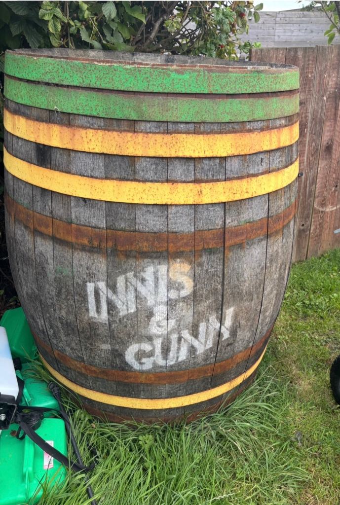 Whiskey barrels £30 each 